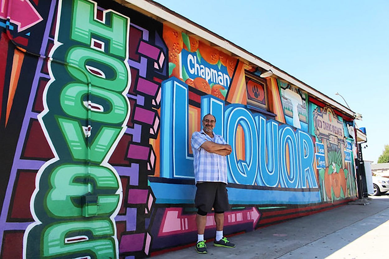 Hooves mural brings color to Chapman’s local liquor store